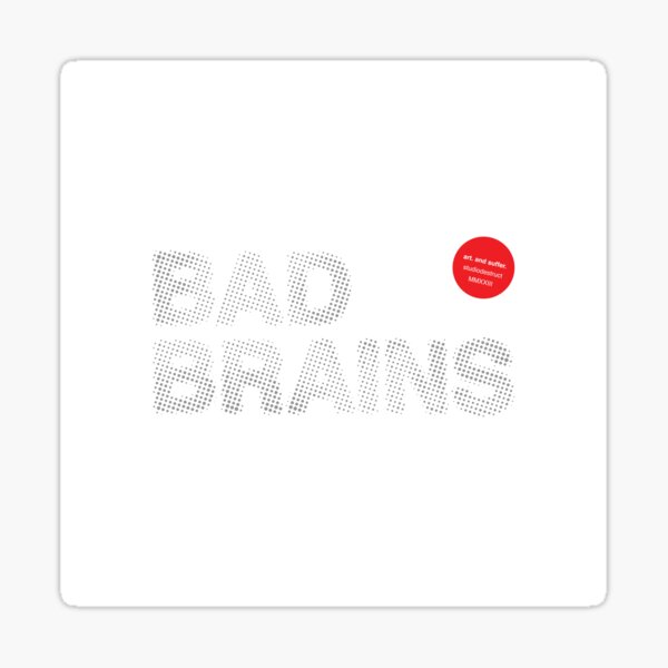 Bad Brains (on White) Sticker