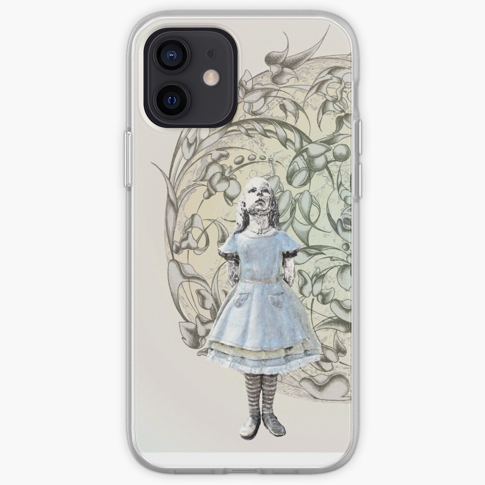 Alice meets White Rabbit on her way to Wonderland iPhone Case & Cover