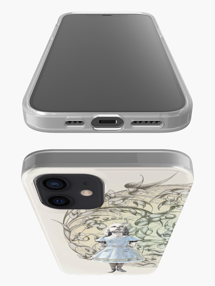 Alternate view of Alice meets White Rabbit on her way to Wonderland iPhone Case & Cover