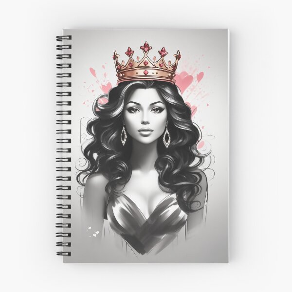 Item preview, Single and Fabulous: Empowering Image of a Confident Woman with Crown and Heart designed and sold by CharmingChic.