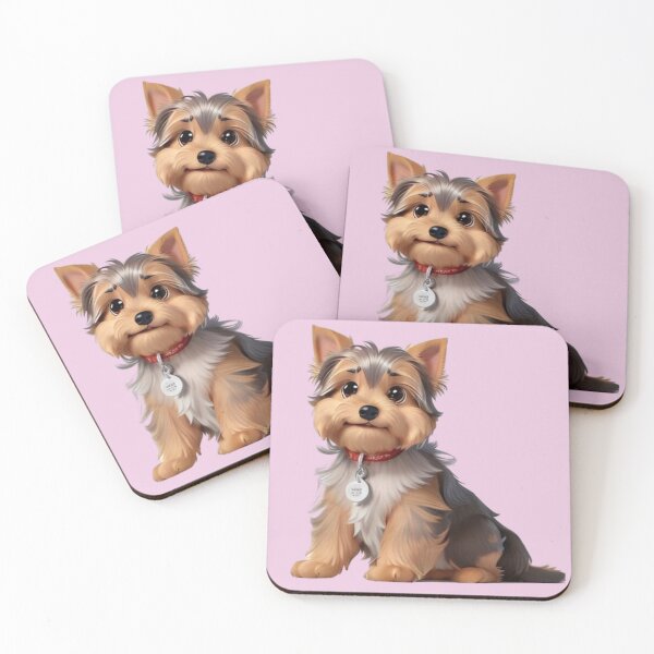Item preview, Yorkshire Terrier animated in 3D style animated in 3D style designed and sold by ChickNickStudio.