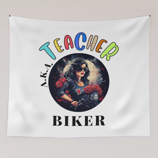 Item preview, TEACHER BIKER designed and sold by LIFEROW1.