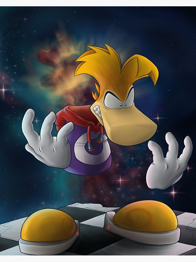 Official concept art of the video game rayman 4