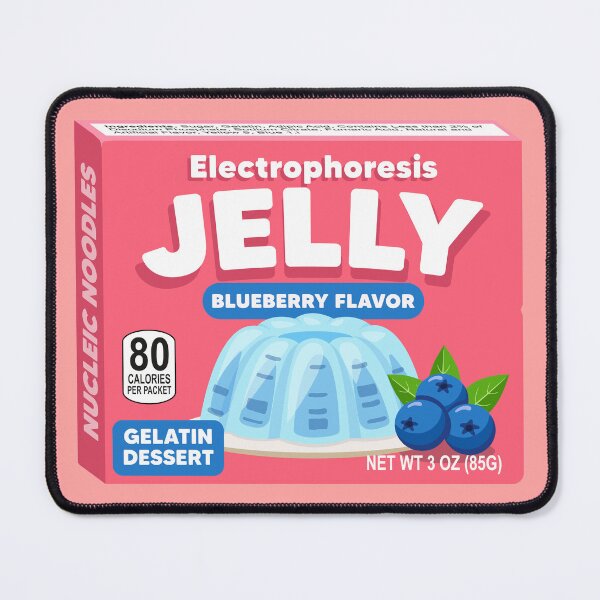 Item preview, Electrophoresis Jelly designed and sold by Nucleic Noodles.