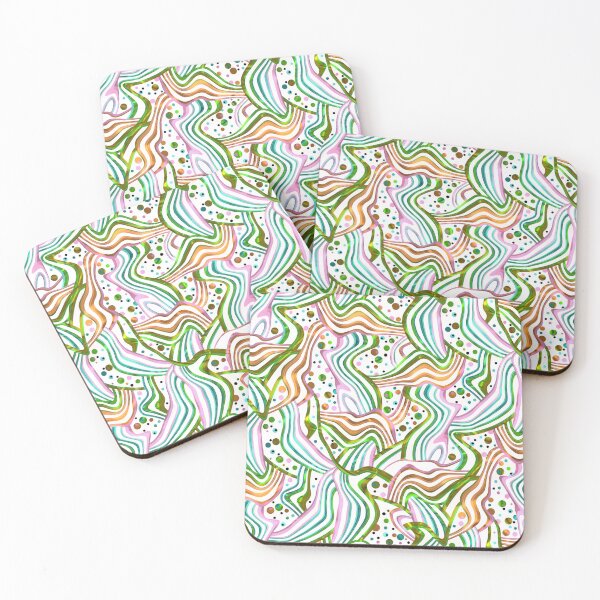 Item preview, Fresh and cute geometric curve patterns designed and sold by YPSimon.