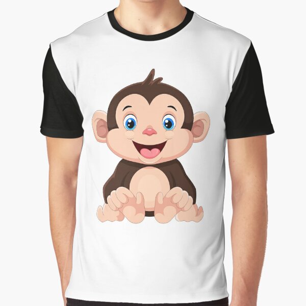 Monkey Stomach Funny Meme Cool Trending Viral Video T-Shirt S-5XL