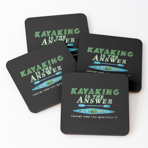 Item preview, Kayaking is the Answer Funny Fishing and Paddling designed and sold by RupeshBaria.