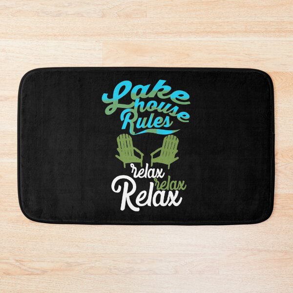 Item preview, Lake House Rules Relax Boating Fishing Kayaking designed and sold by RupeshBaria.