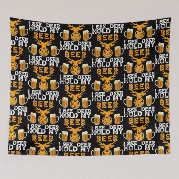 Item preview, Craft beer mug and deer head, oktoberfest designed and sold by TirrellColister.