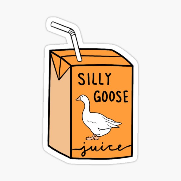Aperçu de l'œuvre jus d'oie stupide orange créée et vendue par kmarieart.