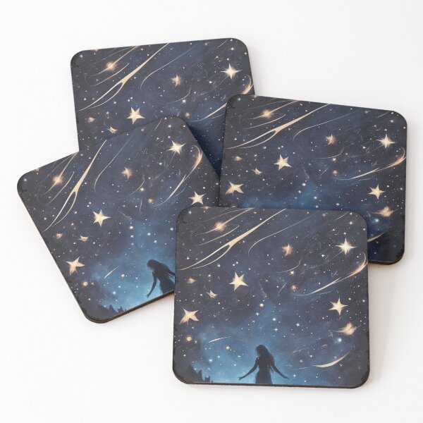Item preview, Shining stars night sky, dreamy universe designed and sold by CoolPixels.