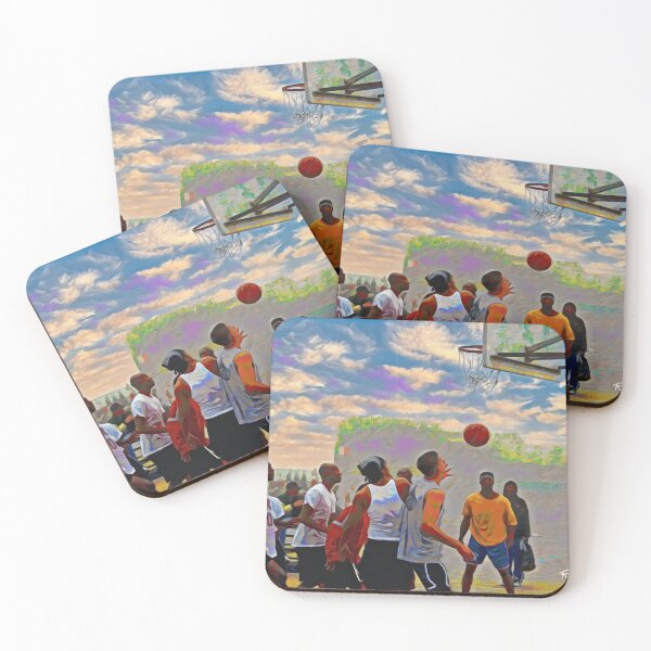 Item preview, SHOOTING HOOPS TOGETHER designed and sold by ArtbyRolleen.