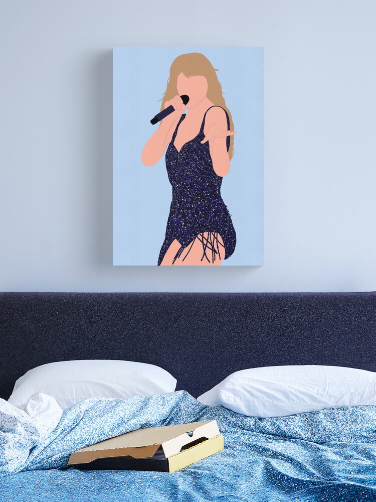 iCanvas Taylor Swift - Bejeweled Art by Rockchromatic Canvas Art Wall Decor ( People > celebrities > musicians > Taylor Swift art) - 18x12 in
