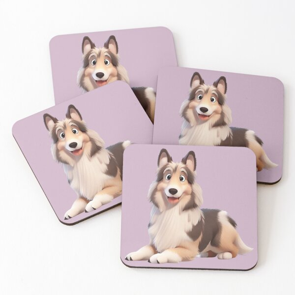 Item preview, Animated Shetland Sheepdog in 3D style designed and sold by ChickNickStudio.