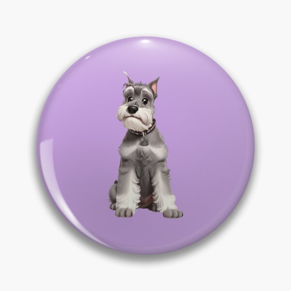 Item preview, Animated schnauzer in 3D style designed and sold by ChickNickStudio.