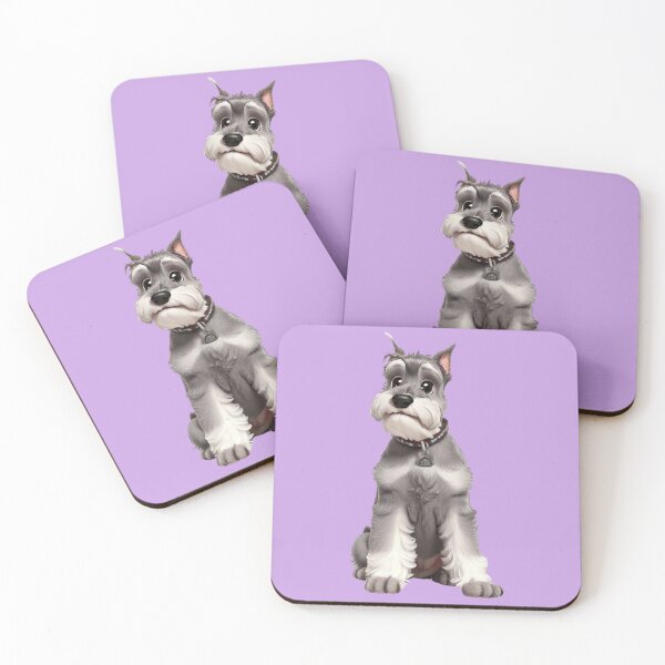 Item preview, Animated schnauzer in 3D style designed and sold by ChickNickStudio.