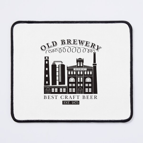 Item preview, black and white, old brewery, vintage brewery, oktoberfest designed and sold by TirrellColister.