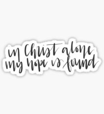 In Christ Alone Sticker