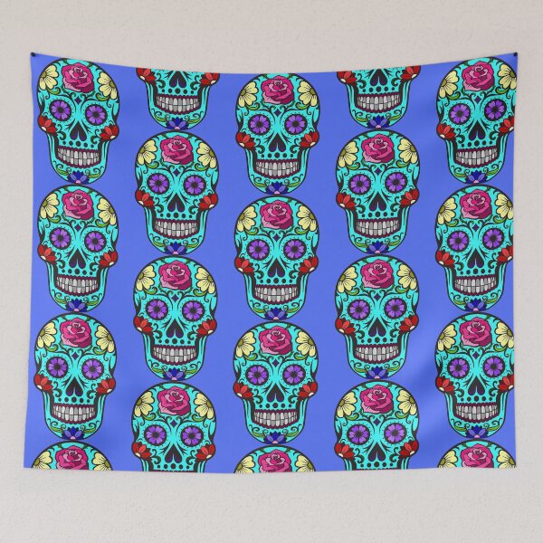 Item preview, Colorful Sugar Skull designed and sold by NitaBond.