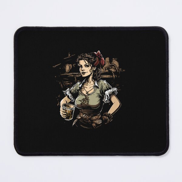 Item preview, Girl holding glass, Oktoberfest retro, Oktoberfest designed and sold by TirrellColister.