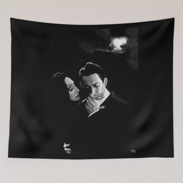 Item preview, Gomez and Morticia Addams designed and sold by ChicArtyellow.