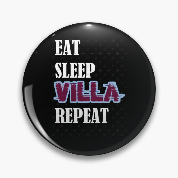 Item preview, Eat Sleep Repeat, Aston Villa Premium  designed and sold by AstonBrewing.