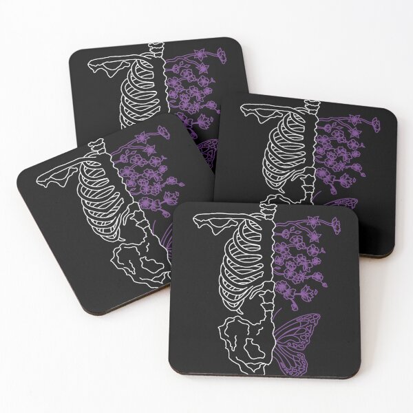 Item preview, Skeleton x Nature [white and purple] designed and sold by kingjackie.