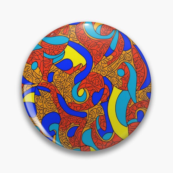 Item preview, colorful african print pattern designed and sold by womenandflowers.