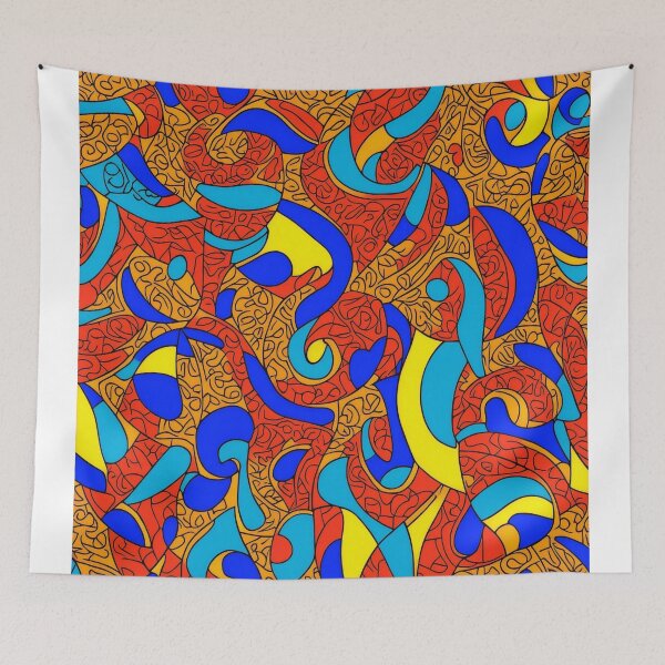 Item preview, colorful african print pattern designed and sold by womenandflowers.