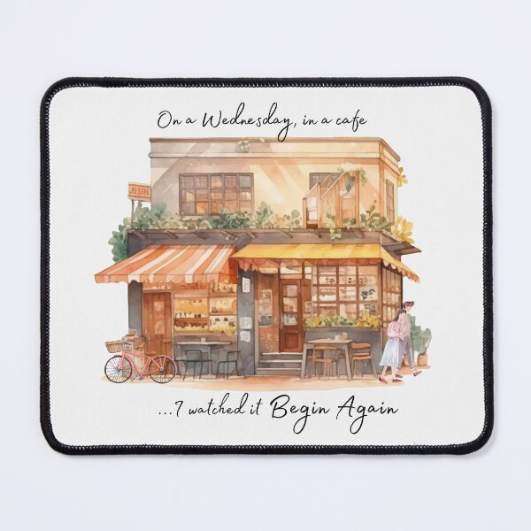 Item preview, Wednesday in the cafe watercolor designed and sold by hashtaghedgehog.