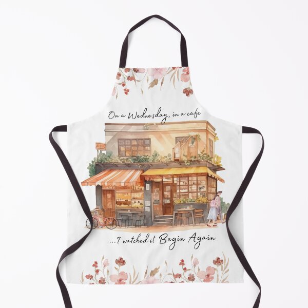 Item preview, Wednesday in the cafe watercolor designed and sold by hashtaghedgehog.