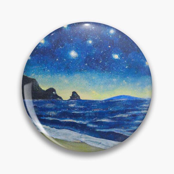 Item preview, Vincent Van Gogh "A Starry Beach" designed and sold by CallMeGeorgio.