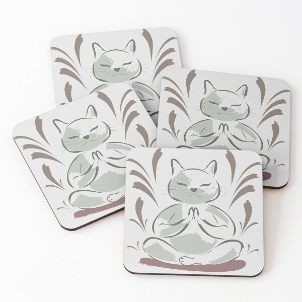 Item preview, Meditating Cat designed and sold by iamKaye.