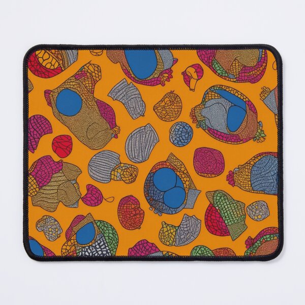 Item preview, circular colorful african print pattern designed and sold by womenandflowers.