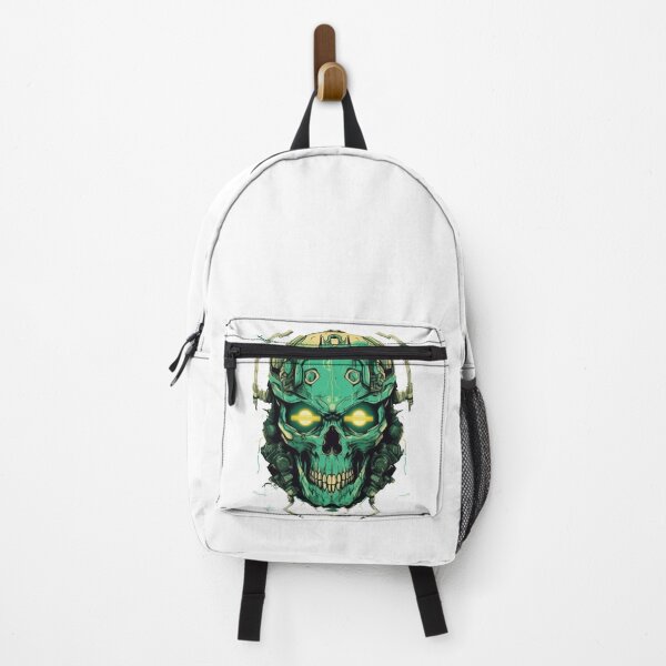 Item preview, Rocking the retro skull on spruce green designed and sold by cafegrafis.