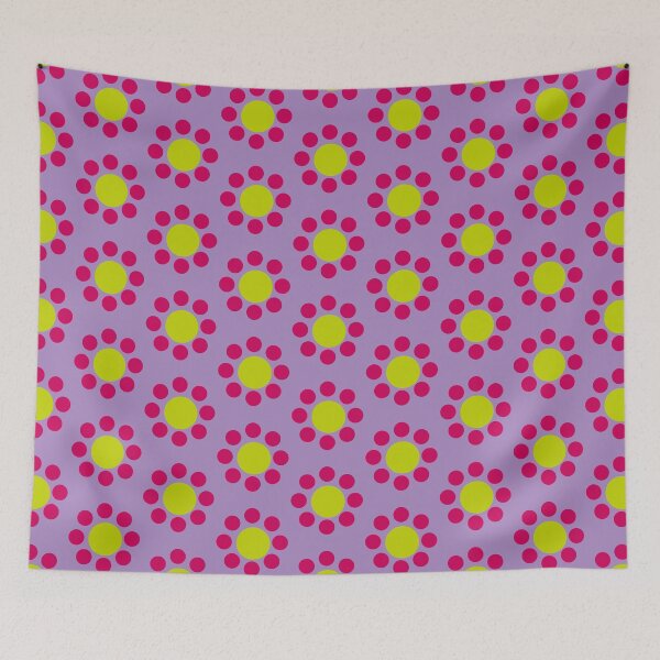 Item preview, Modern colored flower and abstract shape designed and sold by Artsemg.