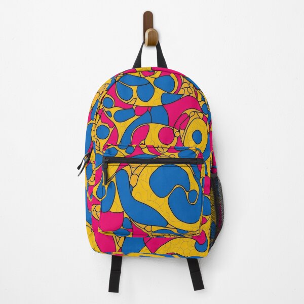 Item preview, dot pattern, yellow, blue, pink colors, African print designed and sold by womenandflowers.