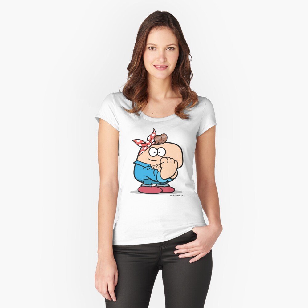 Item preview, Fitted Scoop T-Shirt designed and sold by MrChuckles.