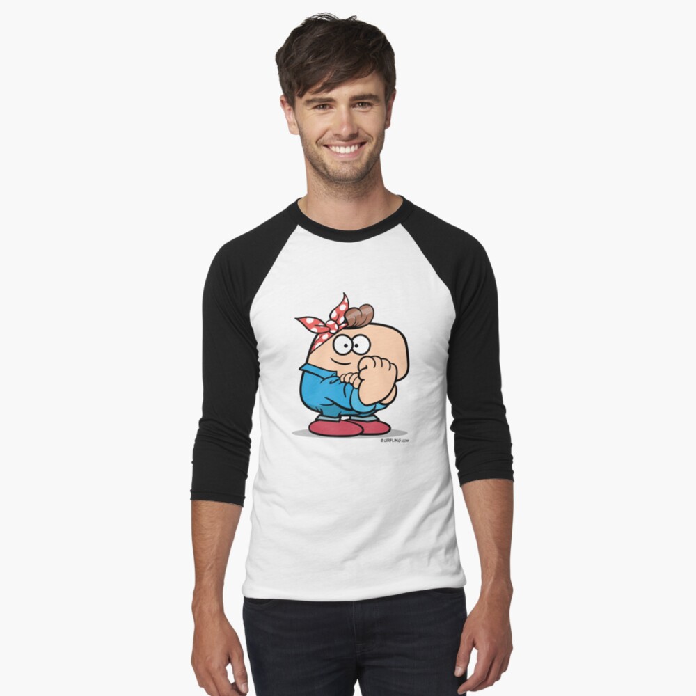 Item preview, Baseball ¾ Sleeve T-Shirt designed and sold by MrChuckles.