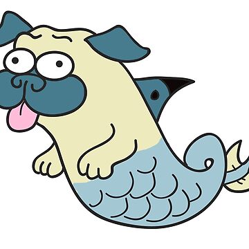 Artwork thumbnail, Mer Pug by Chuck Whelon
