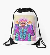 Spin The Bottle In Your Brain Drawstring Bag