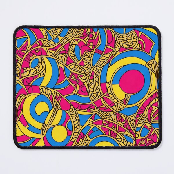 Item preview, Colorful african print pattern,pink, yellow and blue designed and sold by womenandflowers.