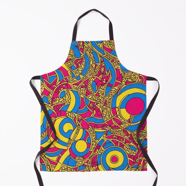 Item preview, Colorful african print pattern,pink, yellow and blue designed and sold by womenandflowers.