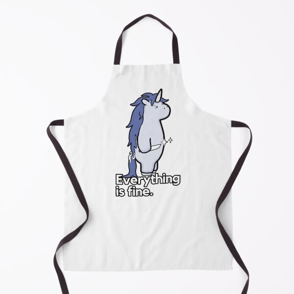 Item preview, Everything Is Fine - Sarcastic Stabby The Unicorn designed and sold by ViewerEqualsPhoton.