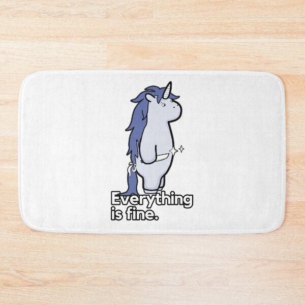 Item preview, Everything Is Fine - Sarcastic Stabby The Unicorn designed and sold by ViewerEqualsPhoton.