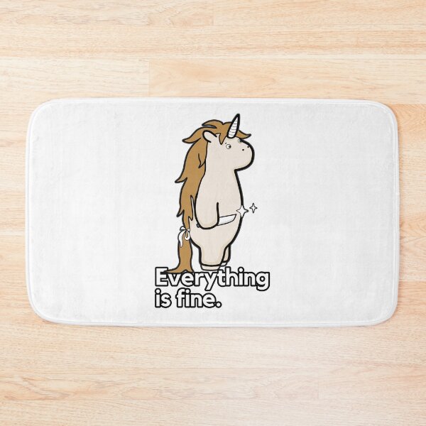 Item preview, Everything Is Fine - Sarcastic Stabby The Unicorn designed and sold by ViewerEqualsPhoton.