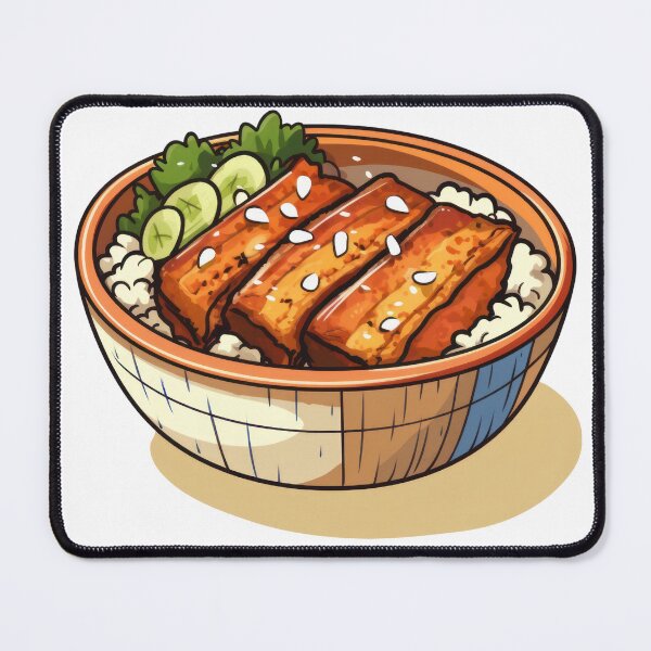 Item preview, Satisfy your cravings with this mouth-watering unagidon grilled eel rice bowl designed and sold by cafegrafis.