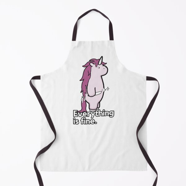 Item preview, Everything Is Fine - Sarcastic Stabby The Unicorn designed and sold by ViewerEqualsPhoton.