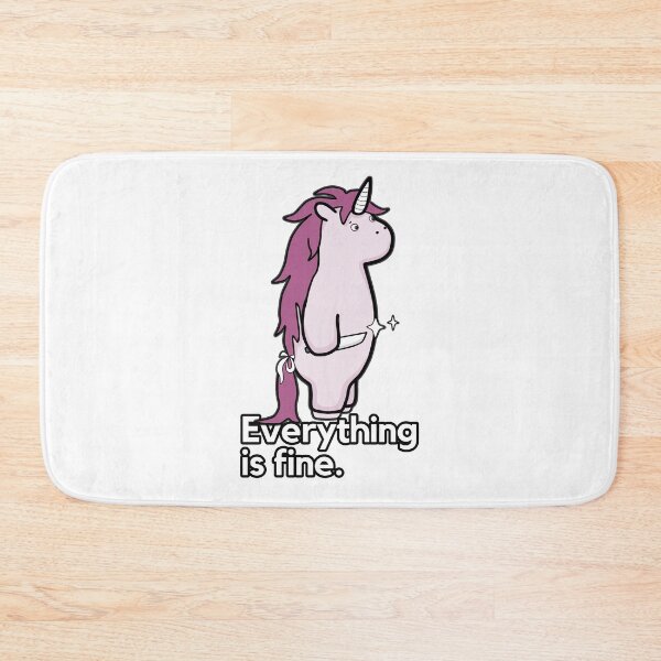 Item preview, Everything Is Fine - Sarcastic Stabby The Unicorn designed and sold by ViewerEqualsPhoton.