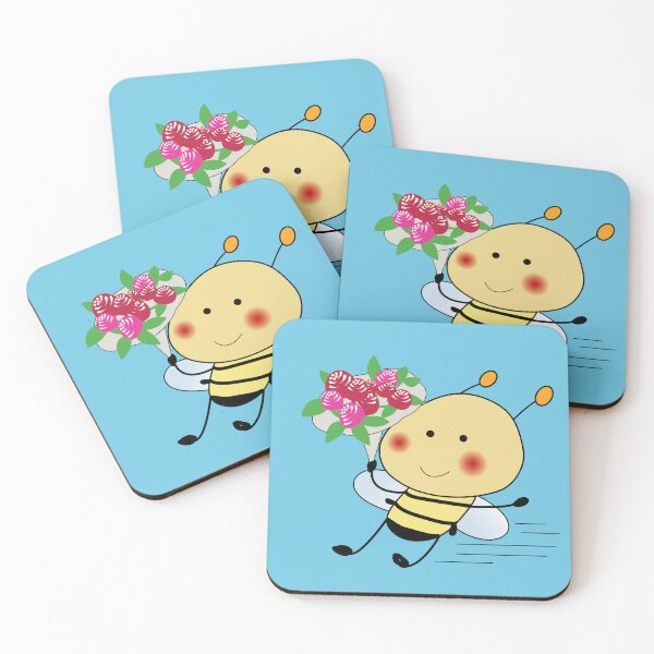 Item preview, The bee with bouquet designed and sold by Watersylvan.